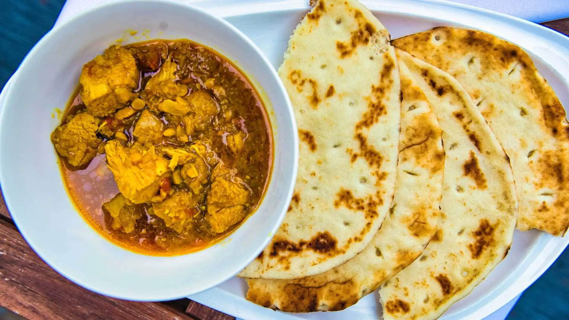 Chicken Korma at Afghan Chopan Kebab Edmonton AB - creamy chicken curry with aromatic spices